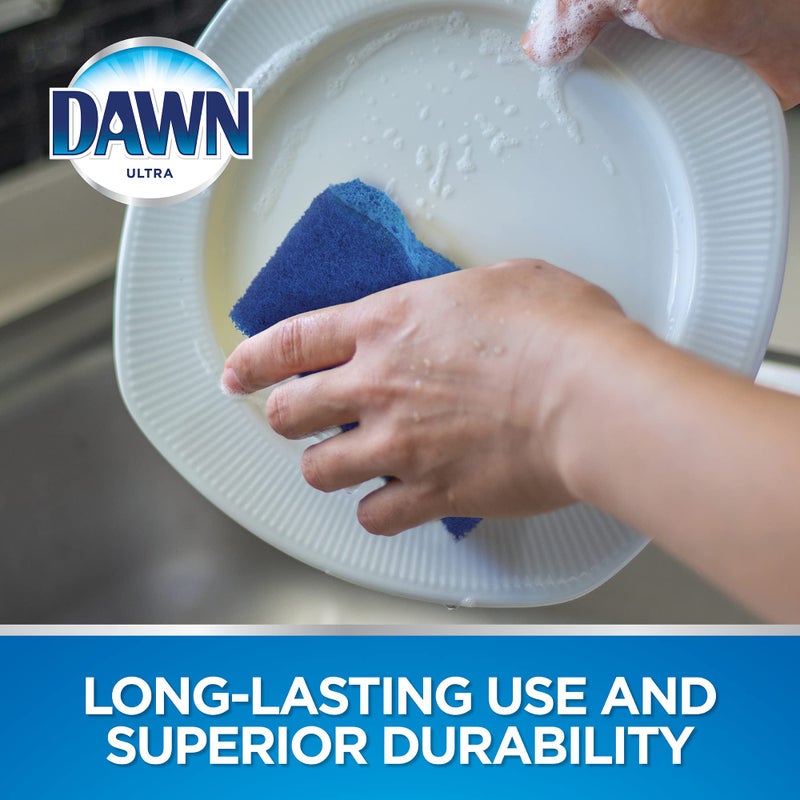 Dawn Non-Scratch Scrubber Sponges, Blue (Pack of 6) - Image 3
